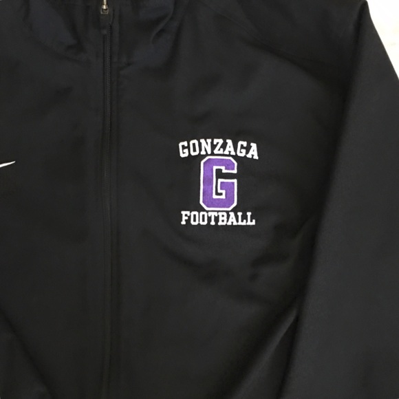 Nike men’s dri fit black jacket Gonzaga XL NWOT XL - Picture 4 of 8